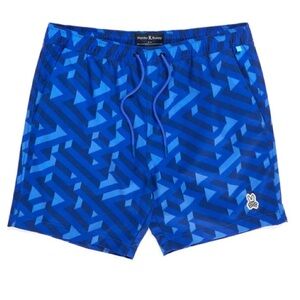 Psycho Bunny Swim Trunks in dazzling blue - boys